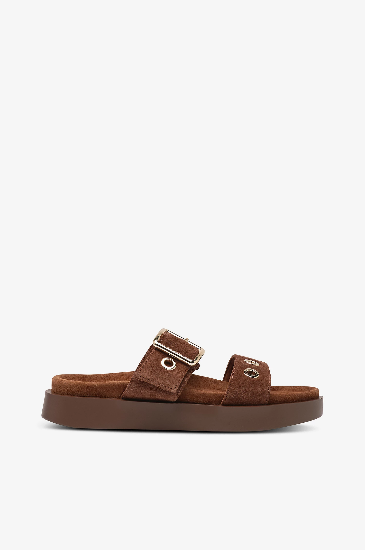 Sko | Tilda Buckle Dark Brown